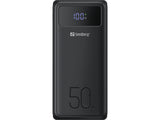 Sandberg 420-75 powerbank Lithium-Ion (Li-Ion) 50000 mAh Sort