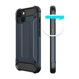 Hybrid Armor Case Tough Rugged Cover til iPhone 13 guld