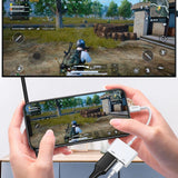 Joyroom S-H141 Lightning (mand) - HDMI FullHD 1080p 60Hz (kvinde) / Lightning (kvinde) adapter - hvid