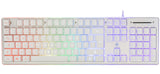 Deltaco Gaming WK75 keyboard nordic, white