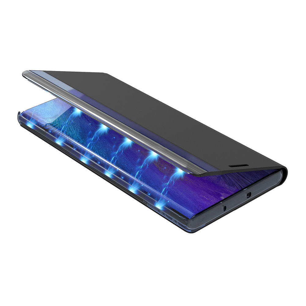 Sleep Case Bookcase Type Case med Smart Window til iPhone 13 mini blå