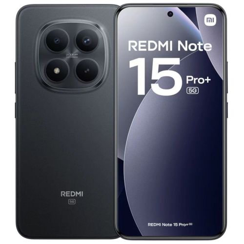 Xiaomi Redmi Note 15 Pro+ 5G 12GB RAM 512GB Ingen oplader Sort EU