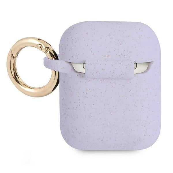 Guess GUA2SGGEU AirPods cover lilla/lila Silicone Glitter