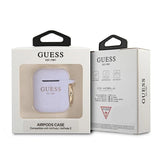 Guess GUA2SGGEU AirPods cover lilla/lila Silicone Glitter