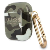 Guess GUA2UCAMA AirPods cover grøn/khaki Camo Collection