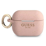 Guess GUAPSGGEP AirPods Pro cover lyserød/rosa silikon Glitter