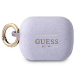 Guess GUAPSGGEU AirPods Pro cover lilla/lila Silikon Glitter