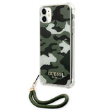 Guess GUHCN61KSARKA iPhone 11 6.1" / Xr grøn/khaki hardcase Camo Collection