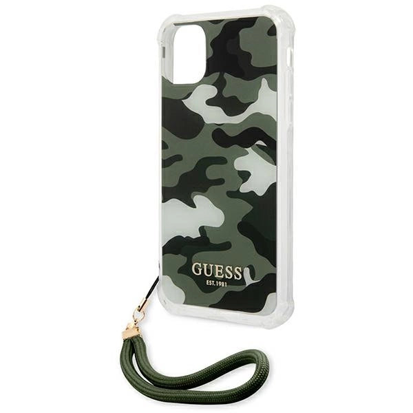 Guess GUHCN61KSARKA iPhone 11 6.1" / Xr grøn/khaki hardcase Camo Collection