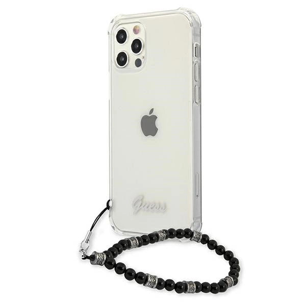 Guess GUHCP12LKPSBK iPhone 12 Pro Max 6.7" Transparent hardcase Black Pearl