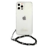 Guess GUHCP12LKPSBK iPhone 12 Pro Max 6.7" Transparent hardcase Black Pearl