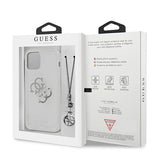 Guess GUHCP12LKS4GSI iPhone 12 Pro Max 6.7" Gennemsigtige hardcase 4G Silver Charms Collection