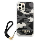 Guess GUHCP12LKSARBK iPhone 12 Pro Max 6.7" sort/sort hardcase Camo Collection