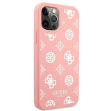 Guess GUHCP12LLSPEWPI iPhone 12 Pro Max 6.7" pink/pink hard case Peony Collection