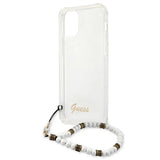 Guess GUHCP12MKPSWH iPhone 12/12 Pro 6.1" Transparent Hardcase White Pearl