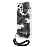 Guess GUHCP12MKSARBK iPhone 12/12 Pro 6.1" black/black hardcase Camo Collection
