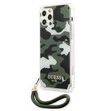 Guess GUHCP12MKSARKA iPhone 12/12 Pro 6.1" grøn/khaki hardcase Camo Collection