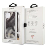 Guess Marble Collection iPhone 12 / iPhone 12 Pro Case - Grå