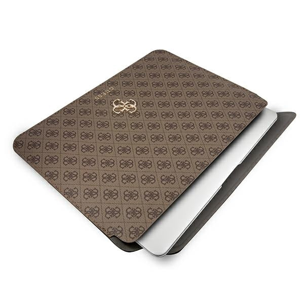 Guess 4G Big Logo-hylster til en 13" bærbar computer - brun