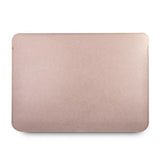 Guess Saffiano Script cover for a 13" laptop - pink