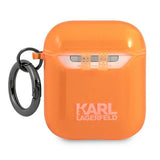 Karl Lagerfeld Choupette case for AirPods 1/2 - orange