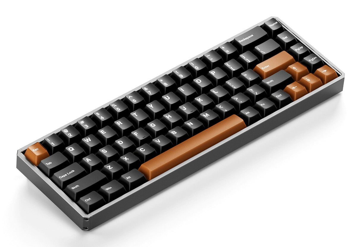 Akko MOD68 HE tastatur Spil USB + RF Wireless + Bluetooth QWERTY US engelsk Grå