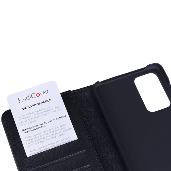Radicover RAD254 mobiltelefon etui 17 cm (6.7") Tegnebogsetui Sort
