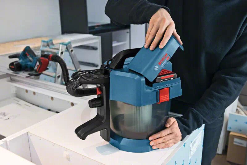 Bosch GAS 18V-10 L Professional Sort, Blå