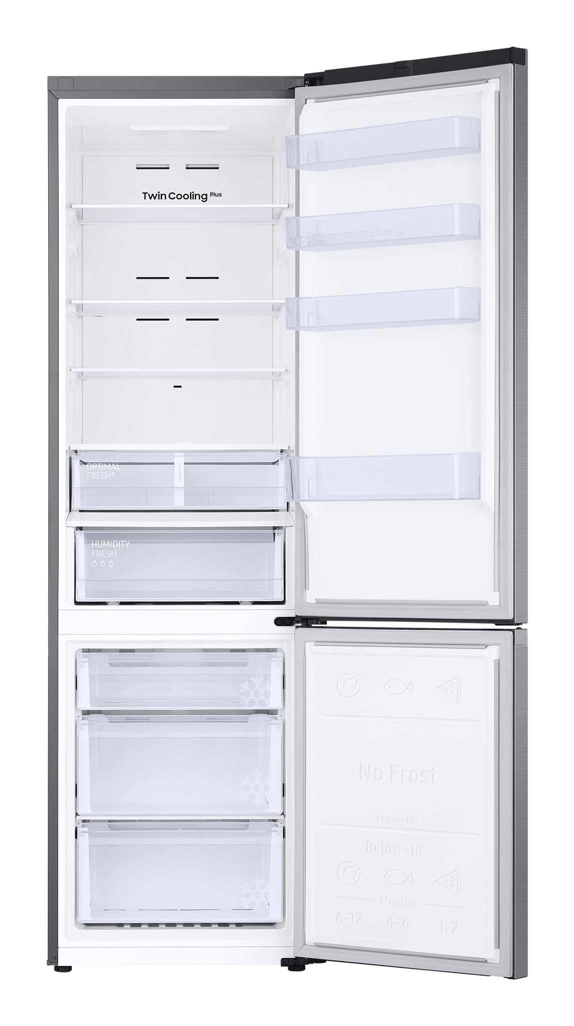 Samsung RB38C607AS9/EF fritstående kølefryseskab