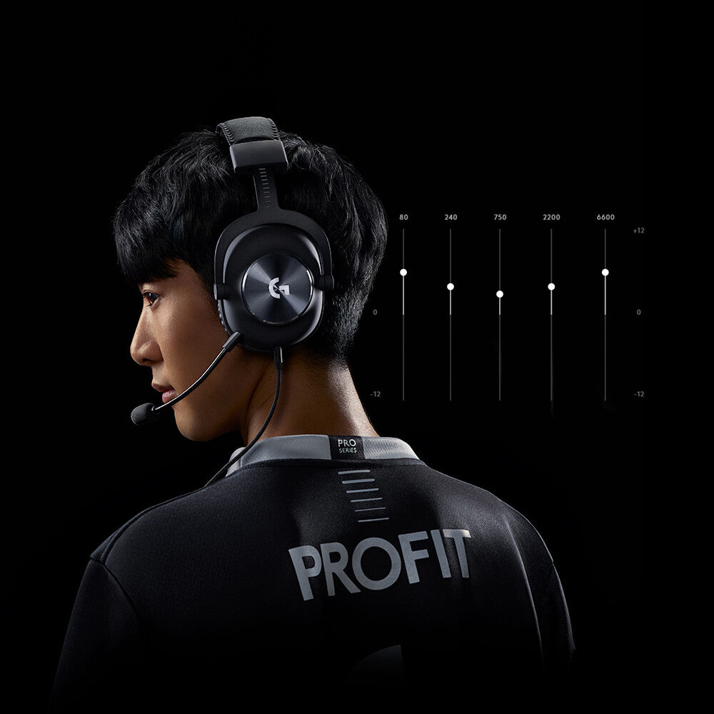 Logitech G 981-000818 hovedtelefoner/headset Ledningsført Spil Sort
