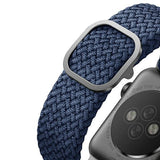 Uniq Aspen flettet rem til Apple Watch 1/2/3/4/5/6/7/8/SE/SE2 40/38/41 mm - Blå