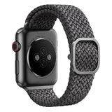 Uniq Aspen flettet rem til Apple Watch 1/2/3/4/5/6/7/8/SE/SE2 40/38/41 mm - Grå