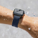 Uniq Aspen flettet rem til Apple Watch 1/2/3/4/5/6/7/8/SE/SE2 40/38/41 mm - Grå
