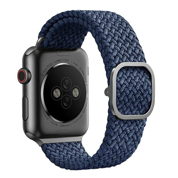 Uniq Aspen Strimlet rem til Apple Watch 1/2/3/4/5/6/7/8/SE/SE2 44/42/45 mm - blå