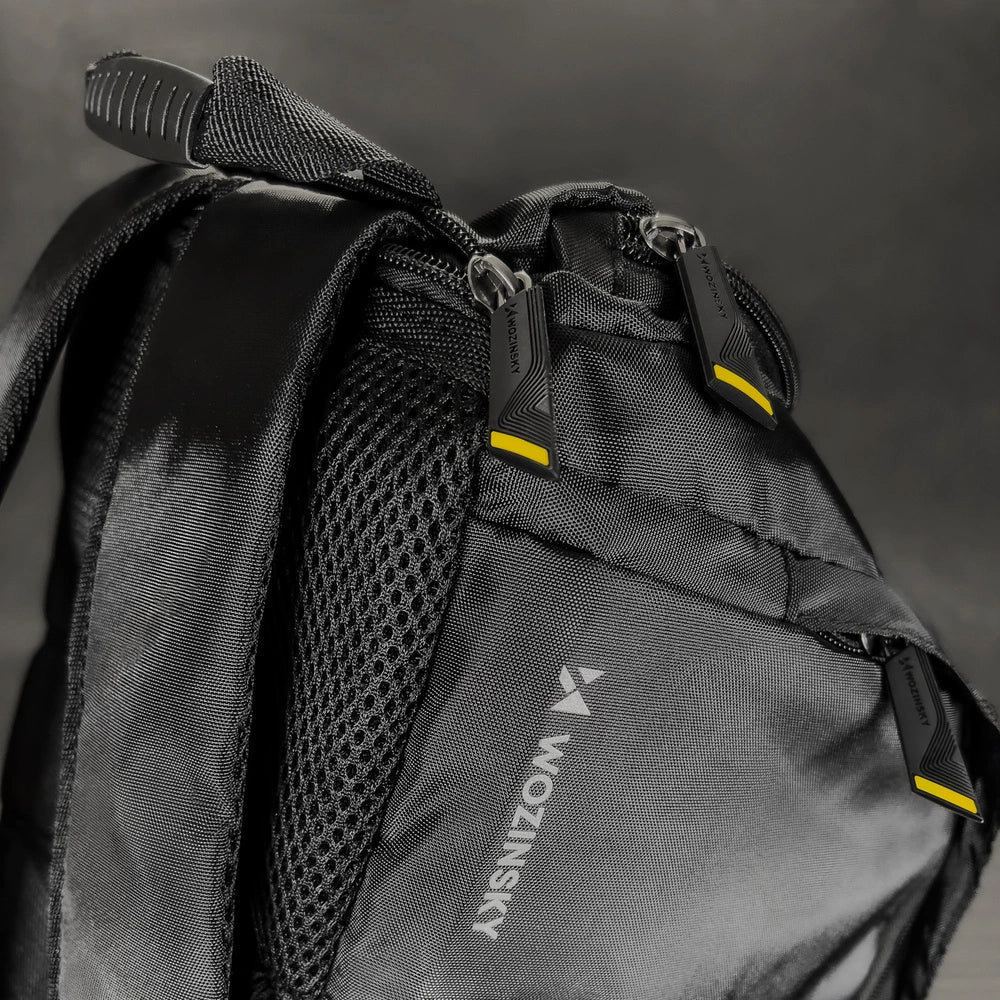 Wozinsky Travel Sports Bag Bag Bag Bag Hand Luggage Bag 40x20x25 cm for Airplane Black (WSB-B01)