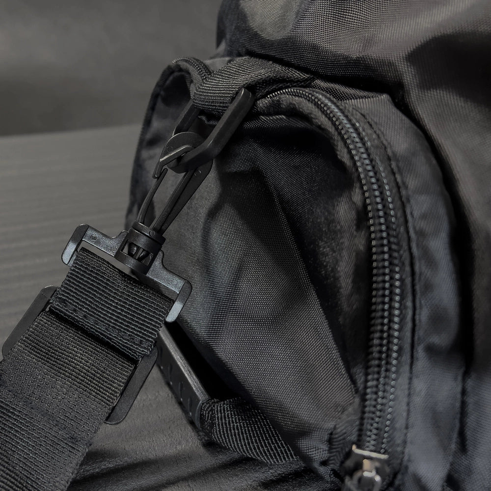 Wozinsky Travel Sports Bag Bag Bag Bag Hand Luggage Bag 40x20x25 cm for Airplane Black (WSB-B01)