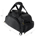 Wozinsky Travel Sports Bag Bag Bag Bag Hand Luggage Bag 40x20x25 cm for Airplane Black (WSB-B01)