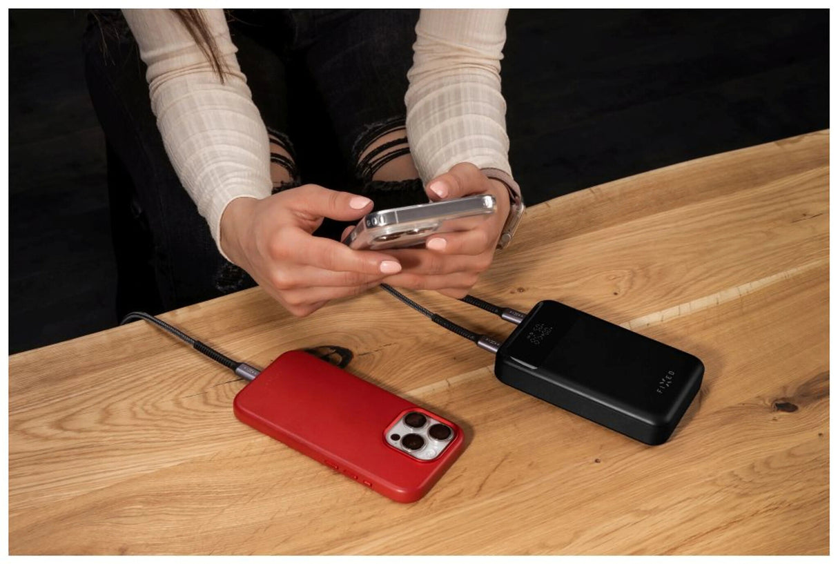 FIXED FIXDA-CC12-GR USB-kabel USB 2.0 1,2 m USB C 4,8 Gbit/sek. 240 W Grå