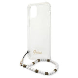 Guess GUHCP12LKPSWH iPhone 12 Pro Max 6.7" Transparent Hardcase White Pearl