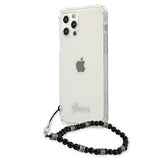 Guess GUHCP12MKPSBK iPhone 12/12 Pro 6.1" Transparent hardcase Black Pearl