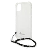 Guess GUHCP12MKPSBK iPhone 12/12 Pro 6.1" Transparent hardcase Black Pearl