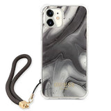 Guess GUHCP12SKSMAGR iPhone 12 mini 5.4" grå/grå hardcase Marble Collection