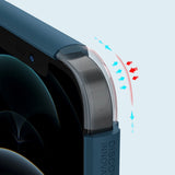 Nillkin Super Frosted Shield Pro holdbar kuffert, cover til iPhone 13 Pro Max, blå