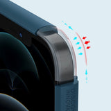 Nillkin Super Frosted Shield forstærket æske, cover til iPhone 13 Pro, blå