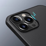 Nillkin Super Frosted Shield forstærket æske, cover til iPhone 13 Pro, blå