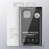 Nillkin Super Frosted Shield forstærket forside til iPhone 13 Pro Max sort
