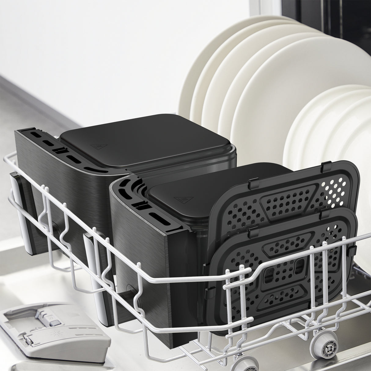 Tefal Dual Easy Fry EY942HE0 Dobbelt varmluftssteger