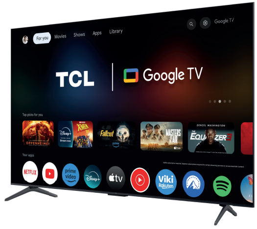 TCL 55C61K TV 139,7 cm (55") 4K Ultra HD Smart TV Wi-Fi Metallic