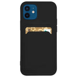 Card Case Silicone Wallet Case With Card Slot Documents For Samsung Galaxy S21 + 5G (S21 Plus 5G) Sort