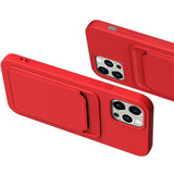 Card Case Silicone Wallet Case With Card Slot Documents For Samsung Galaxy S21 + 5G (S21 Plus 5G) Sort